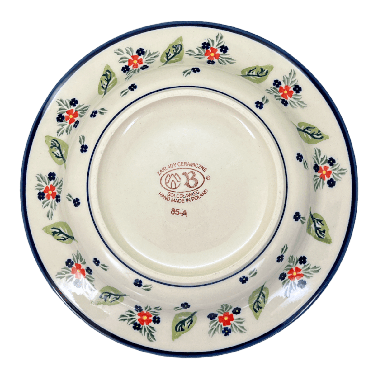 Plate, Round, Soup, 9.25" in "Mountain Flower" by Zaklady | Y1419A-A1109A