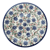 Polish Pottery Zaklady Soup Plate (Swirling Flowers) | Y1419A-A1197A at PolishPotteryOutlet.com
