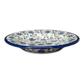 Polish Pottery Zaklady Soup Plate (Swirling Flowers) | Y1419A-A1197A Additional Image at PolishPotteryOutlet.com