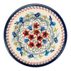 Polish Pottery Zaklady Soup Plate (Circling Bluebirds) | Y1419A-ART214 at PolishPotteryOutlet.com