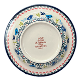 Plate, Round, Soup, 9.25" in "Circling Bluebirds" by Zaklady | Y1419A-ART214