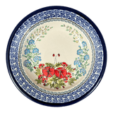 Plate, Round, Soup, 9.25" in "Floral Crescent" by Zaklady | Y1419A-ART237