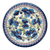 Plate, Round, Soup, 9.25" in "Pansies in Bloom" by Zaklady | Y1419A-ART277