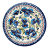 Polish Pottery Zaklady Soup Plate (Pansies in Bloom) | Y1419A-ART277 at PolishPotteryOutlet.com