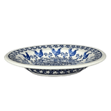 Plate, Round, Soup, 9.25" in "Rooster Blues" by Zaklady | Y1419A-D1149