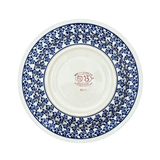 Plate, Round, Soup, 9.25" in "Rooster Blues" by Zaklady | Y1419A-D1149