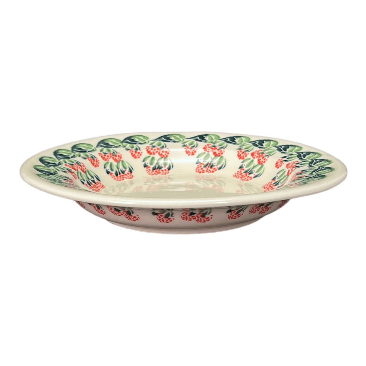 Plate, Round, Soup, 9.25" in "Raspberry Delight" by Zaklady | Y1419A-D1170