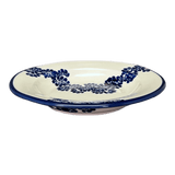 Plate, Round, Soup, 9.25" in "Blue Floral Vines" by Zaklady | Y1419A-D1210A