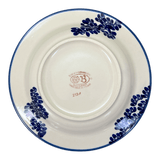 Plate, Round, Soup, 9.25" in "Blue Floral Vines" by Zaklady | Y1419A-D1210A