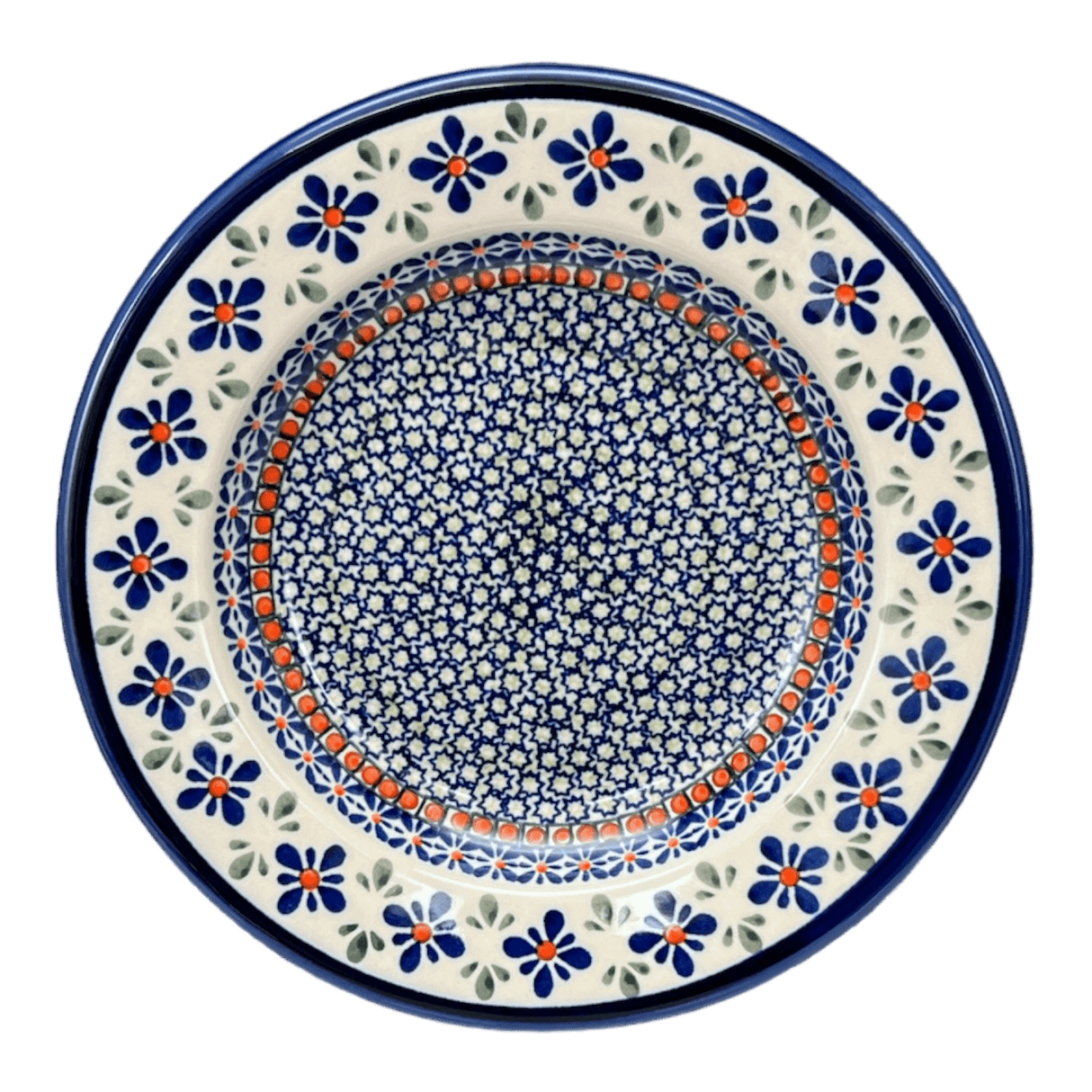 Plate, Round, Soup, 9.25" in "Emerald Mosaic" by Zaklady | Y1419A-DU60