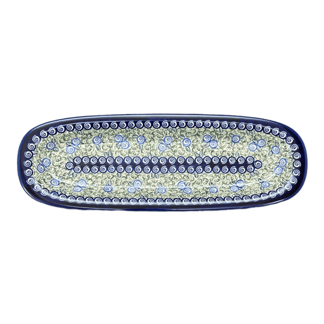 Platter, Oval, 17.5" x 6" in "Spring Swirl" by Zaklady | Y1430A-A1073A