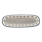 Platter, Oval, 17.5" x 6" in "Mesa Verde Midnight" by Zaklady | Y1430A-A1159A