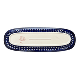 Platter, Oval, 17.5" x 6" in "Petite Floral Peacock" by Zaklady | Y1430A-A166A