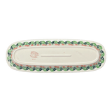 Platter, Oval, 17.5" x 6" in "Raspberry Delight" by Zaklady | Y1430A-D1170