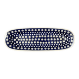 Platter, Oval, 17.5" x 6" in "Peacock Burst" by Zaklady | Y1430A-D487