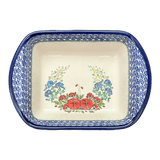 Baker, Lasagna, Handles, 8" x 12" Small in "Floral Crescent" by Zaklady | Y1444A-ART237