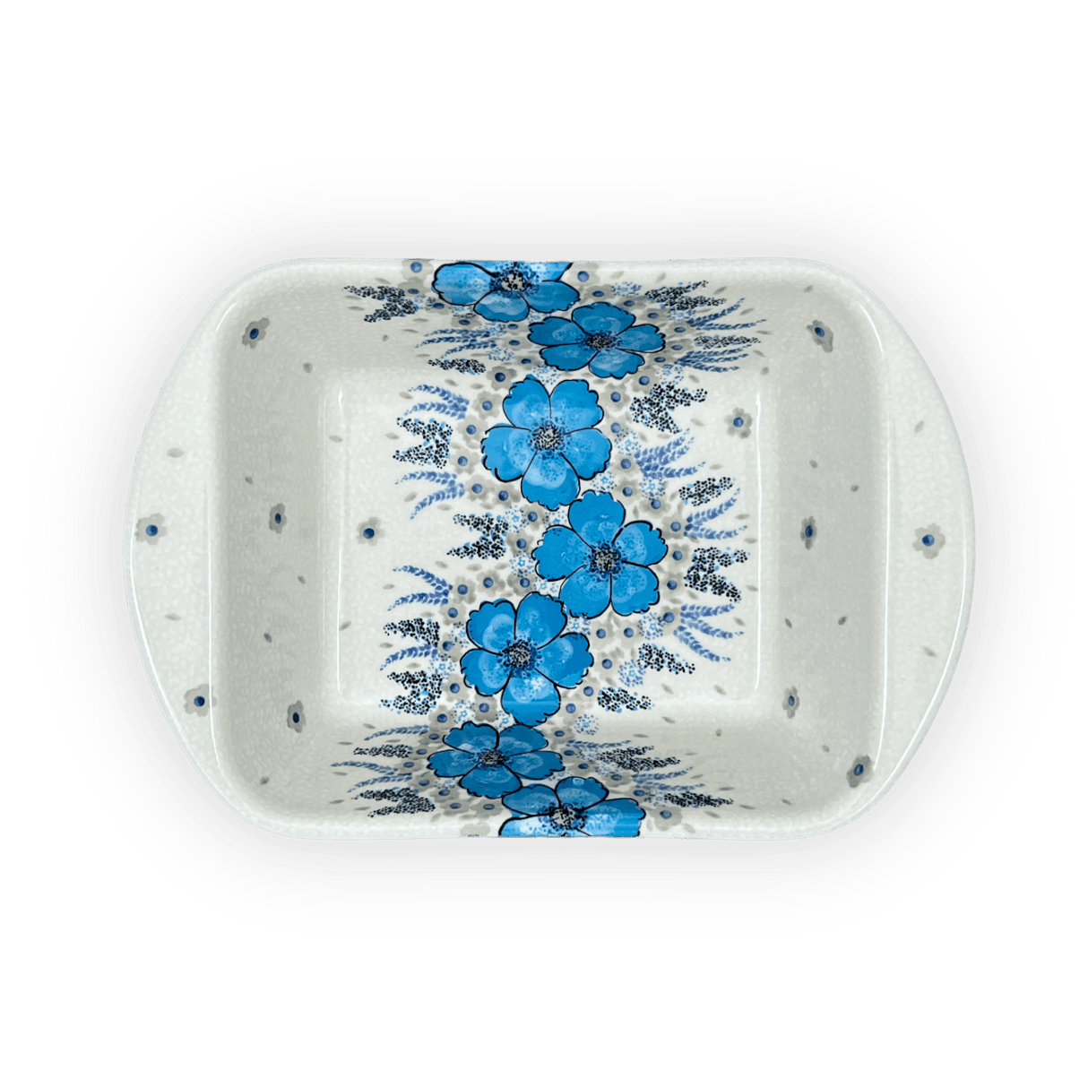 Baker, Lasagna, Handles, 8" x 12" Small in "Something Blue" by Zaklady | Y1444A-ART374