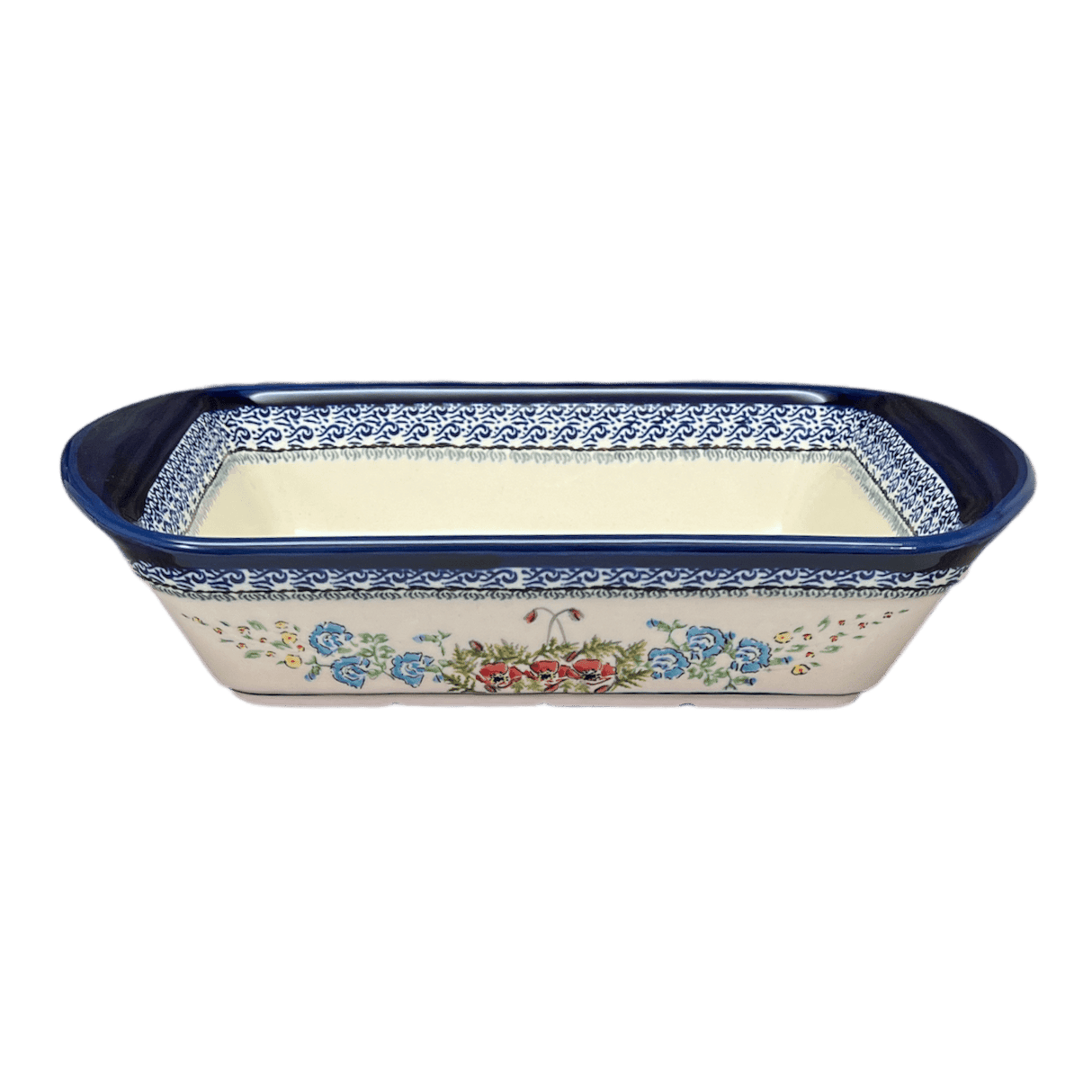 Pan, Lasagna, Handles, 9.25" x 14" in "Floral Crescent" by Zaklady | Y1445A-ART237