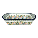 Pan, Lasagna, Handles, 9.25" x 14" in "Floral Swallows" by Zaklady | Y1445A-DU182