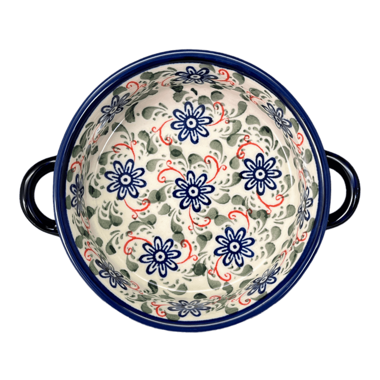 Dish, Stew, Round, 7.5" in "Swirling Flowers" by Zaklady | Y1454A-A1197A