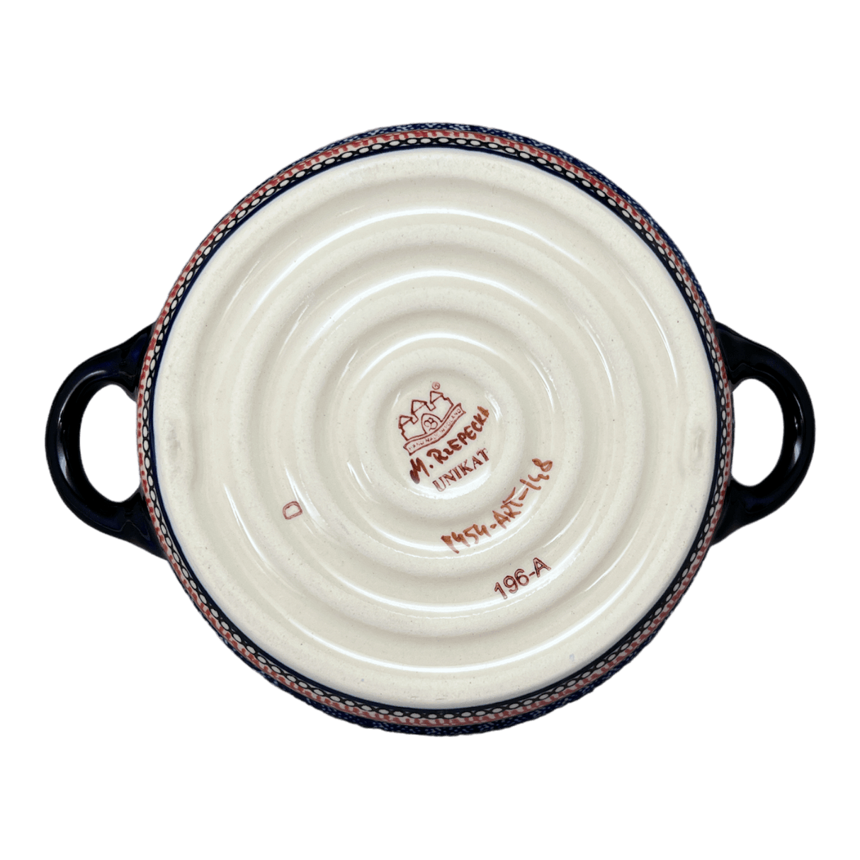 Dish, Stew, Round, 7.5" in "Bloomin' Sky" by Zaklady | Y1454A-ART148