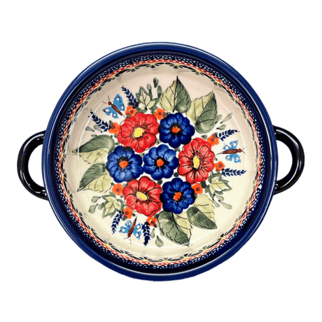 Dish, Stew, Round, 7.5" in "Butterfly Bouquet" by Zaklady | Y1454A-ART149