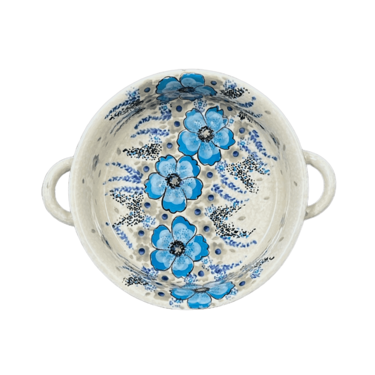 Dish, Stew, Round, 7.5" in "Something Blue" by Zaklady | Y1454A-ART374