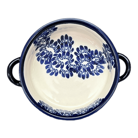 Dish, Stew, Round, 7.5" in "Blue Floral Vines" by Zaklady | Y1454A-D1210A