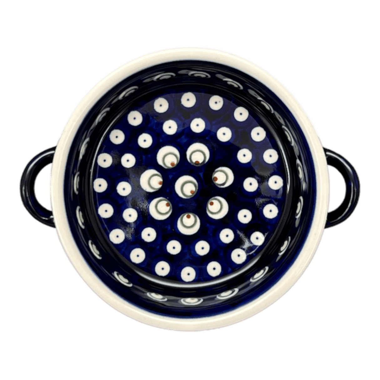 Dish, Stew, Round, 7.5" in "Peacock Burst" by Zaklady | Y1454A-D487