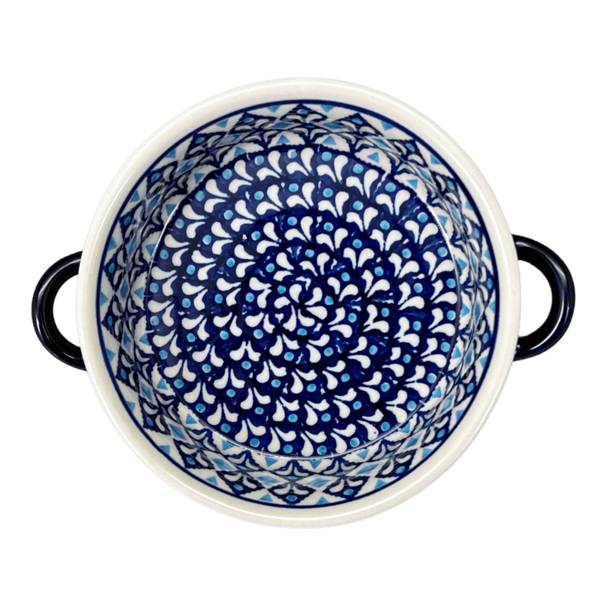 Dish, Stew, Round, 7.5" in "Mosaic Blues" by Zaklady | Y1454A-D910