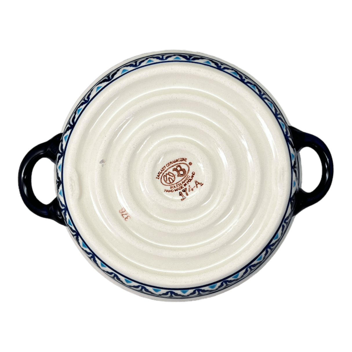 Dish, Stew, Round, 7.5" in "Mosaic Blues" by Zaklady | Y1454A-D910