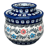 Butter Crock, 4.5" x 3.5" in "Climbing Aster" by Zaklady | Y1512-A1145A