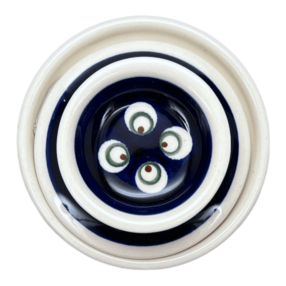 Butter Crock, 4.5" x 3.5" in "Peacock Burst" by Zaklady | Y1512-D487