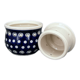 Butter Crock, 4.5" x 3.5" in "Peacock Burst" by Zaklady | Y1512-D487