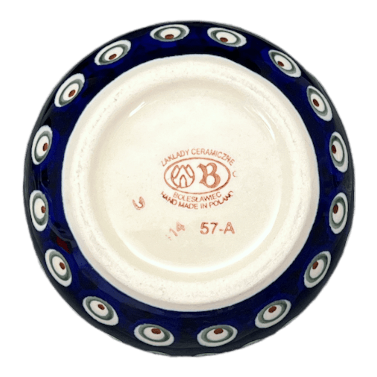 Butter Crock, 4.5" x 3.5" in "Peacock Burst" by Zaklady | Y1512-D487