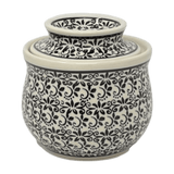Butter Crock, 4.5" x 3.5" in "Midnight Lace" by Zaklady | Y1512-D941