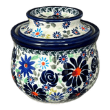 Butter Crock, 4.5" x 3.5" in "Floral Explosion" by Zaklady | Y1512-DU126