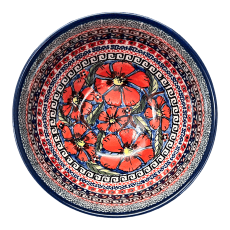 Bowl, Round, Deep, 6.25" in "Exotic Reds" by Zaklady | Y1755A-ART150