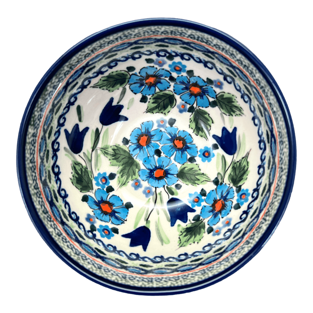 Bowl, Round, Deep, 6.25" in "Julie's Garden" by Zaklady | Y1755A-ART165