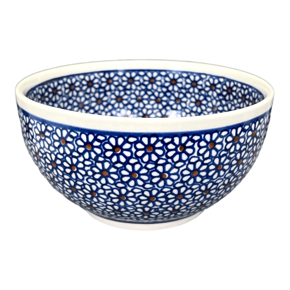 Bowl, Round, Deep, 6.25" in "Ditsy Daisies" by Zaklady | Y1755A-D120