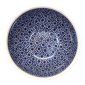 Polish Pottery Zaklady Deep 6.25" Bowl (Ditsy Daisies) | Y1755A-D120 Additional Image at PolishPotteryOutlet.com