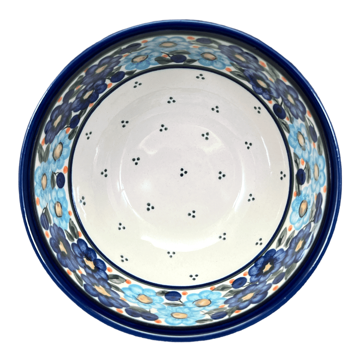 Bowl, Round, Deep, 6.25" in "Garden Party Blues" by Zaklady | Y1755A-DU50