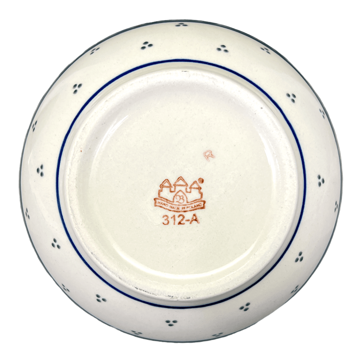 Bowl, Round, Deep, 6.25" in "Garden Party Blues" by Zaklady | Y1755A-DU50