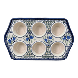 Muffin Pan in "Blue Tulips" by Zaklady | Y1778-ART160