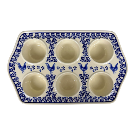 Muffin Pan in "Rooster Blues" by Zaklady | Y1778-D1149