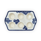 Muffin Pan in "Blue Floral Vines" by Zaklady | Y1778-D1210A