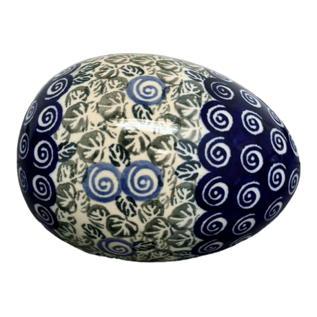 Decorative Egg, Painted, 4.5" in "Spring Swirl" by Zaklady | Y1807O2-A1073A