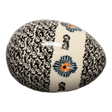 Decorative Egg, Painted, 4.5" in "Mesa Verde Midnight" by Zaklady | Y1807O2-A1159A