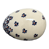 Decorative Egg, Painted, 4.5" in "Falling Blue Daisies" by Zaklady | Y1807O2-A882A