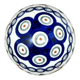 Polish Pottery 4.5 " Painted Egg (Evergreen Moose) | Y1807O2-A992A Additional Image at PolishPotteryOutlet.com